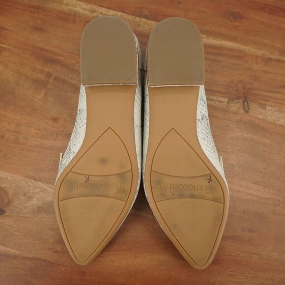 Franco Sarto Womens Sansa Pointed Toe Loafers Size 9 M Man Made Snake Print - Picture 10 of 11